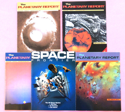 5 PLANETARY REPORT SPACE FRONTIER MARS EXPLORE CARL SAGAN +RAY BRADBURY ASTEROID