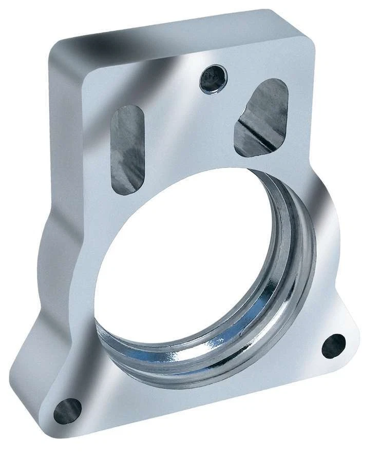 Trans-Dapt 2565, One Natural Aluminum Fits 96-00 Gm P/U 5.0 5.7L Throttle Body S - Image 2 of 4