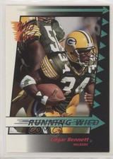 1992 Wild Card Running Wild Silver Edgar Bennett #5 Rookie RC 0h1. rookie card picture