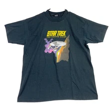 Vintage 1992 Star Trek Screen Saver Paramount Pictures Best Berkeley Tee XL
