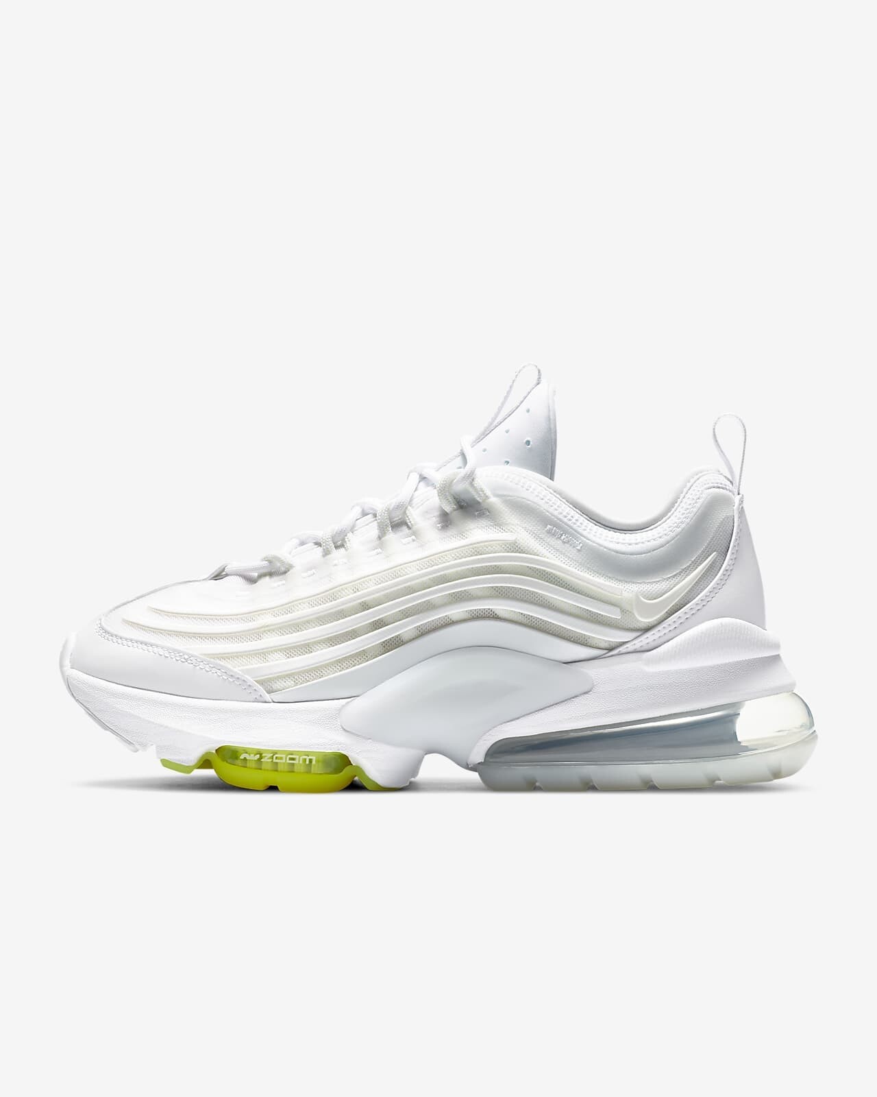 high platform white trainers