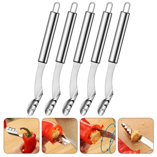 3 Count Ensemble De Dissolvant Du Cœur Extracteurs Noyaux Poivre - Zdjęcie 2 z 12