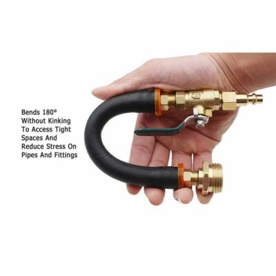 #ad Brand New RV Winterizing Kit Out Adapter Air Compressor Garden Hose Faucet Valve $18.49