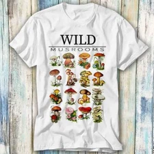 Mushroom Champignons Botanical Herbology T Shirt Meme Gift Top Tee Unisex 597