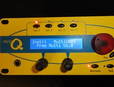 NUOVO Display LCD Blu per Waldorf MicroQ Micro Q Rack Synth Riparazione Ricambio