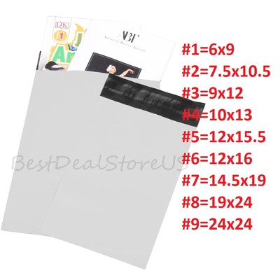 500 Buste Autosigillanti Per E-commerce Buste PoliMailer Autosigillanti Mix 500 Pezzi - 400 Buste 6x9" 100 Buste 7.5x10.5", Per Spedizioni Buste Poly Mailer 6x9 7.5x10.5 - Foto 11