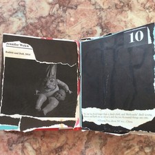 Filled Collage Journal Altered Book Artist Junk Glue OOAK 70