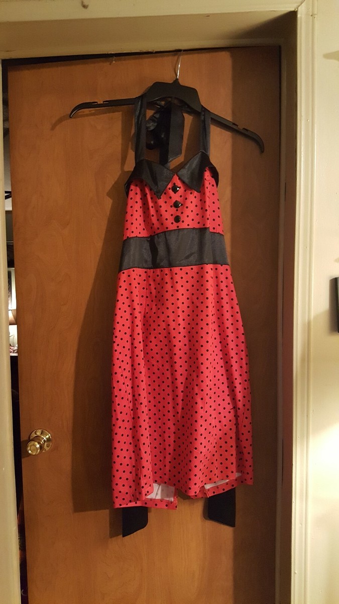 open lace back dress Vintage 1980's Red & White Polka Dot Party Dress by Geary Roark Kamisa –  Xtabay Vintage main image 0