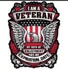 I AM A VETERAN, SHIELD, 5.5"X7", DECAL. Free Shipping — photo 1
