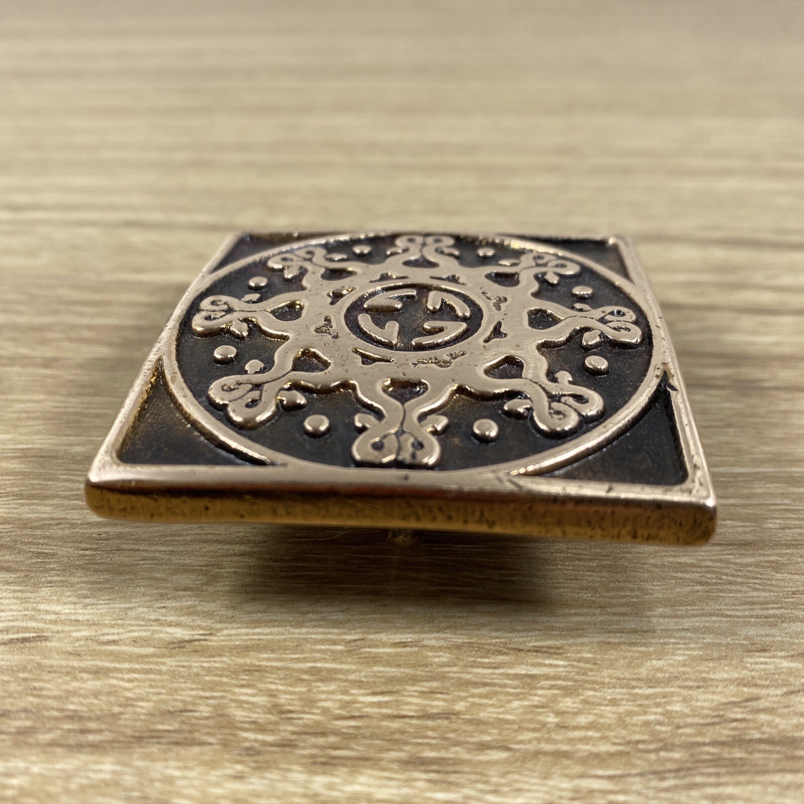 Vintage Tech Ether Guild MANDALA Solid Brass Belt… - image 11