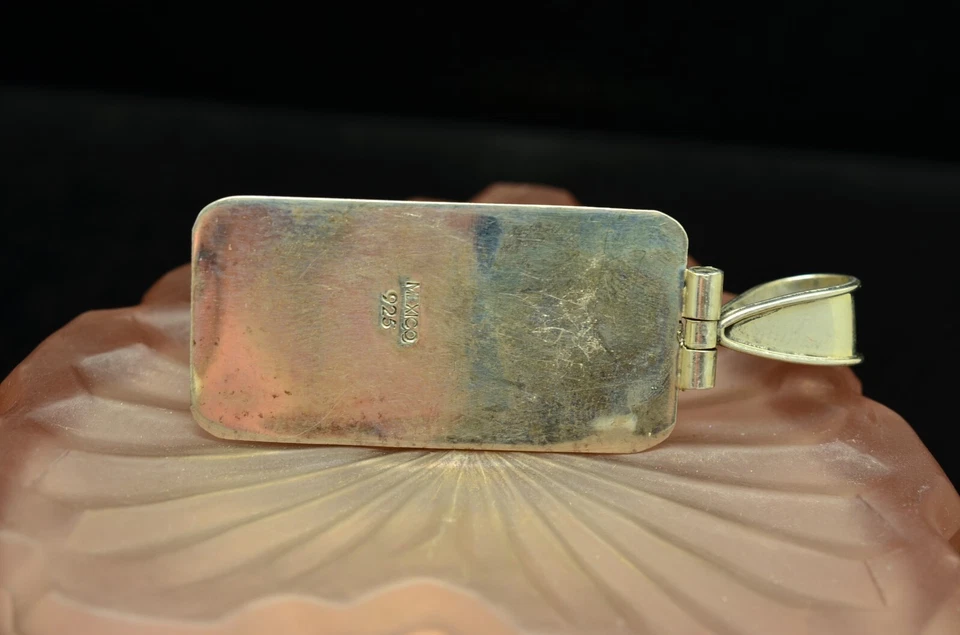 Dije colgante concha de abulón de plata de ley 925 Foto 4 de 4