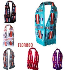 Southwest Native American Indian Navajo Print Knit Scarf