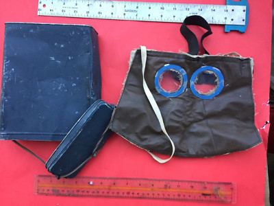 WWI Reproduction FRENCH M2 GAS MASK & CARRYING TIN Good condition, used ...