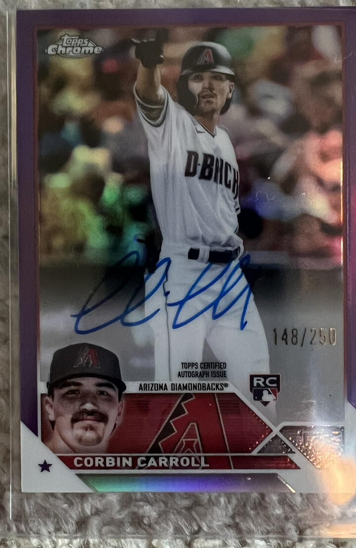 スポーツ選手 CORBIN CARROLL rookie autograph Corbin Carroll - ROOKIE - 2023 Topps Inception Autograph