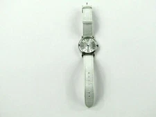 Dufonte Watch Womens 83030SL Steel Water Resist White Leather Band Not Working