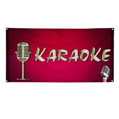 Vinyl Banner Multiple Sizes Karaoke Outdoor Advertising Printing Hobbies Outdoor
