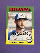 2024 Topps Heritage Forrest Wall Rookie #494 Atlanta Braves RC (W)
