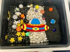 Sensory Bins/Sensory Toys/X-Large Size With Nontoxic Antibacterial Moldable Sand