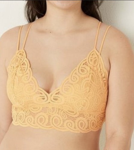 Pink Victoria's Secret Crochet Lace Bralette Size (M) NWT!