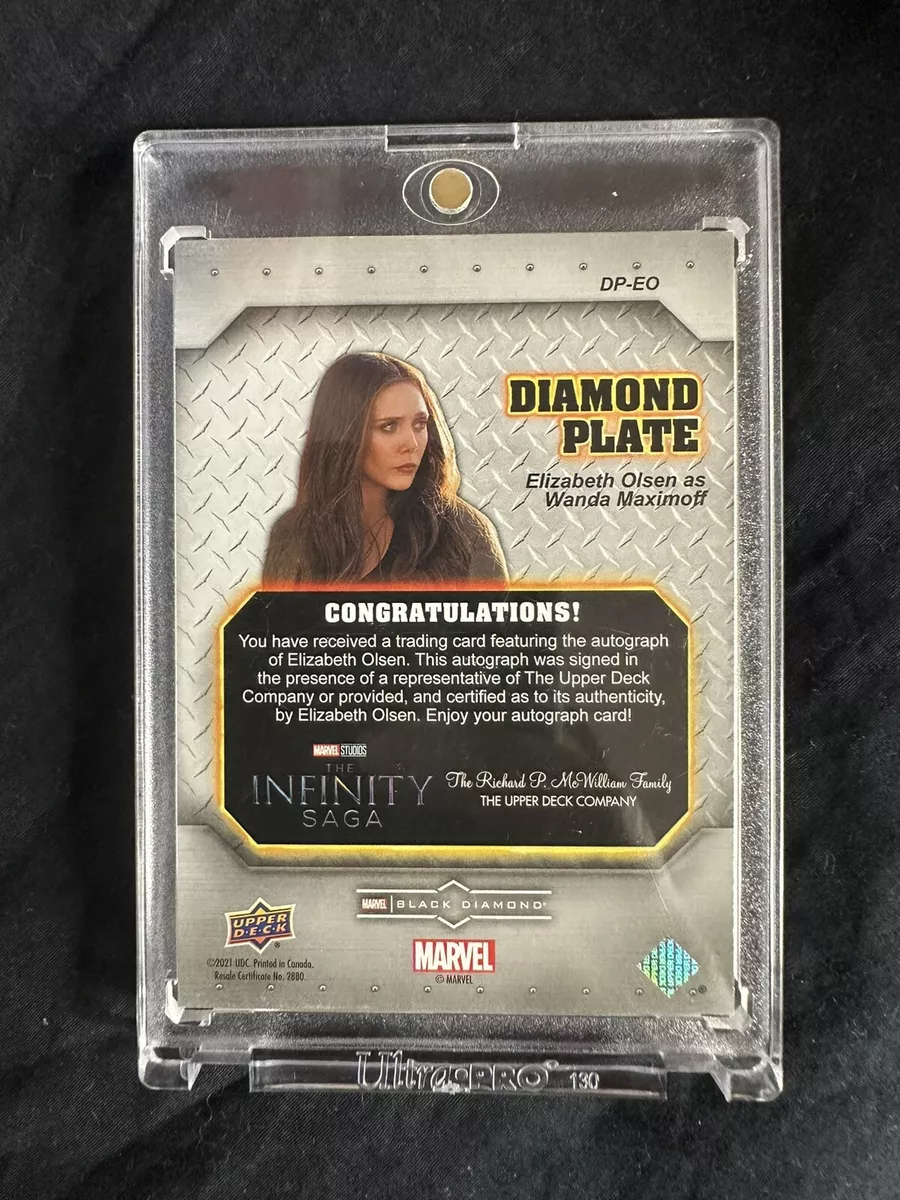 正規商品販売店 UpperDeck marvel Elizabeth Olsen ワンダ サイン