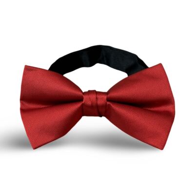 Rote Silvester Dickie Schleife, Hochzeit, Abschlussball, Anzug, Krawatte, Luxusqualität Seide D21