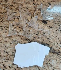 Lot Of Trading Card Dividers And Trading Card Display Stands