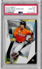 2015 Finest Giancarlo Stanton Refractor PSA 10