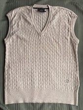 PAUL  SHARK YACHTING Sz XXL MEN VEST KNIT SWEATER 100 PURE NEW WOOL