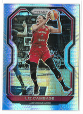 2021 Prizm WNBA Hyper Prizm #77 Liz Cambage Las Vegas Aces