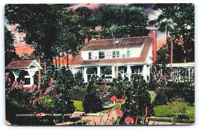 NY Saratoga Springs, Chauncey Olcott's Home, UDB 1910 Valentine's Mezzograph