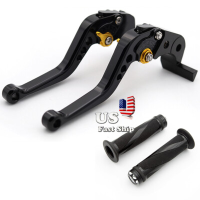 CNC Race Short Brake Clutch Lever Grip Fit VERSYS 300X 17-18 DORSODURO 750 98-18
