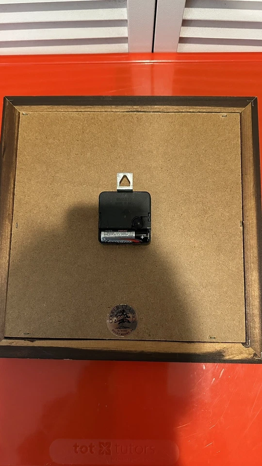 Cooper Classics Wall Clock In Wooden Frame - Image 3 of 4