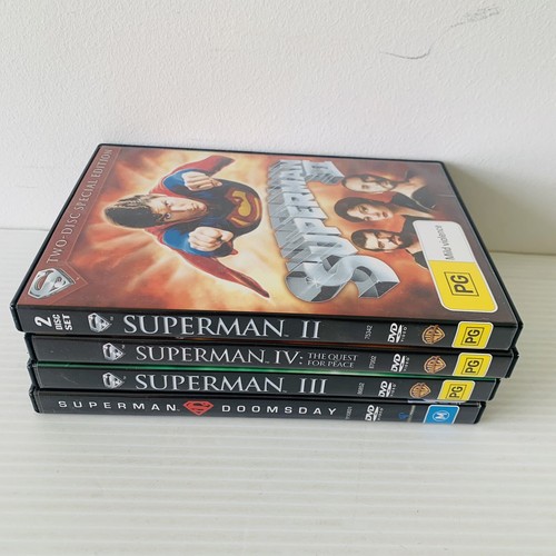 Superman Seasons 2-4 Doomsday Bundle DVD x 4 Superhero VGC R4 - Picture 3 of 11