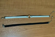 2 x Choker Necklaces Black Velvet + Shimmering Cream