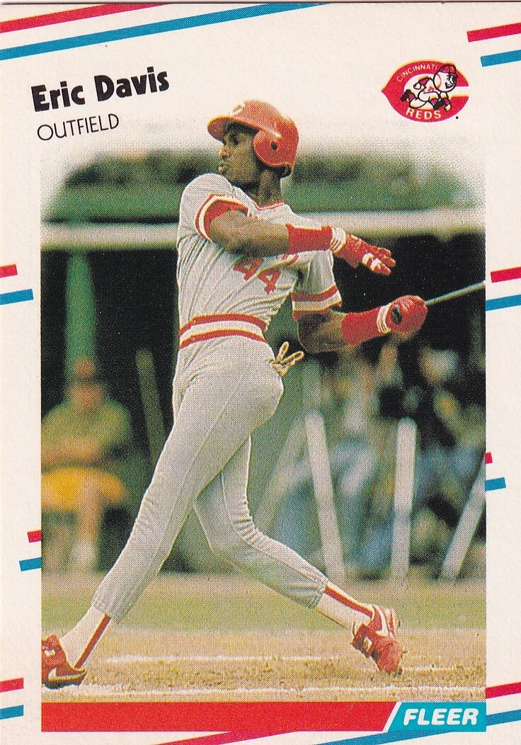 ERIC DAVIS 1988 Fleer