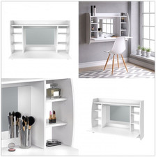 Wall Mounted Vanity Unit Large Drawer Dressing Table Floating Boudoir Dresser For Sale Online Ebay