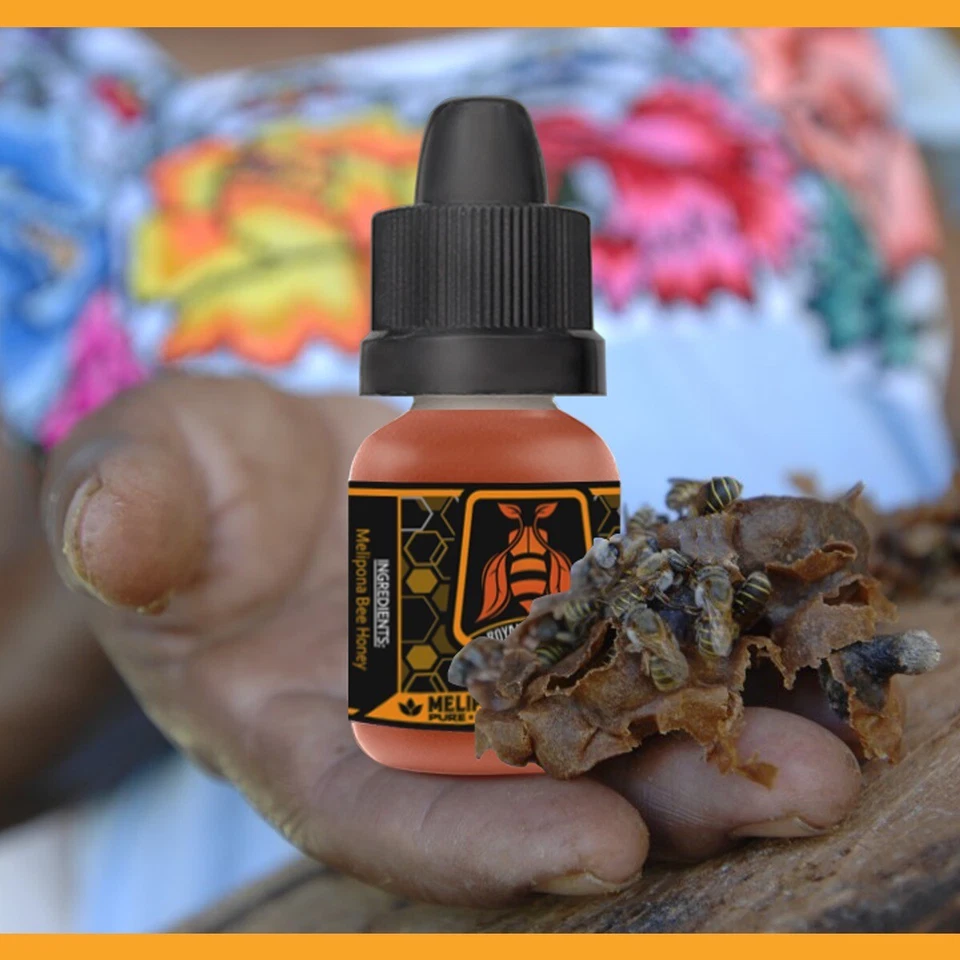 КАПЛИ МЕДА MELIPONA, MIEL GOTAS, 12 мл, ПОДЛИННЫЕ, ЧИСТЫЕ, ОРИГИНАЛЬНЫЕ ИЗ МЕКСИКАНО - Изображение 3 из 4