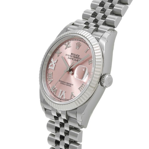 GEBRAUCHTE ROLEX Datejust 36 126234 Pink Gehäuse: 36×36mm Herrenuhr #121256 - Bild 2 von 6