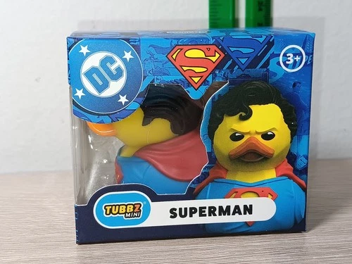 *FREE SHIP* SUPERMAN  Tubbz MINI Rubber Duck Collectible DC Comics WB