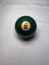 Vintage Bakelite Solid Green 6 Ball Billiard Pool Replacement 2 1/4" Standard
