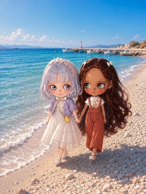 Blythe Customized Puppen von Unniedolls Pippa und Naya