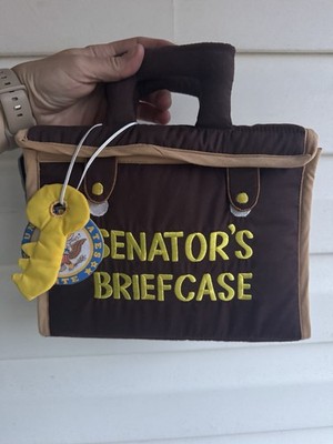 New Without tags Pockets of Learning Soft Book SENATOR'S BRIEFCASE Learning Toy