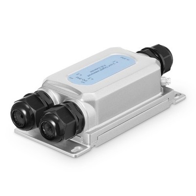 Gigabit PoE Passthrough Switch Wasserdicht IP67, 1 PoE in 2 PoE Ausgängen, IEEE802