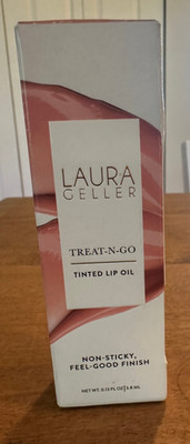 Laura Geller Treat-N-Go Tinted Lip Oil .13oz Non-Sticky, Feel-Good Finish