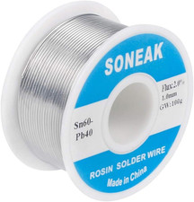 60/40 Tin Lead Solder With Rosin Core For Electrical Soldering 1.0mm 100g