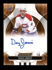 DOUG JARVIS 2024/25 UD ENGRAINED ICONS ON CARD CANADIENS AUTOGRAPH AUTO BF9647