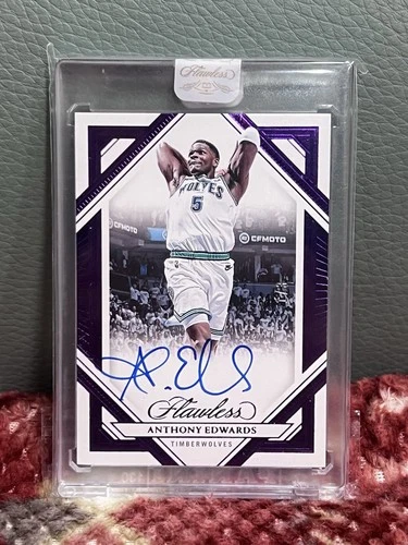 2023-24 Flawless Anthony Edwards Auto signature /3