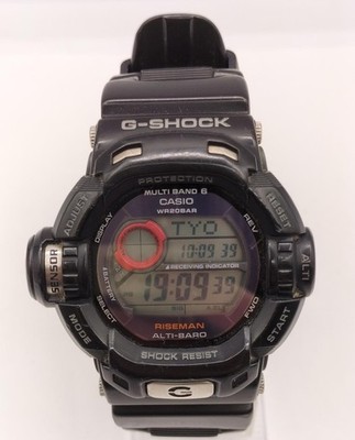 CASIO G-SHOCK RISEMAN GW-9200J men Quartz Black Watch Japan - Rank