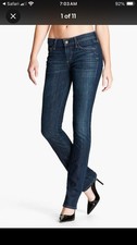 Citizens Of Humanity Ava Dark Wash Low Rise Straight Leg Jeans