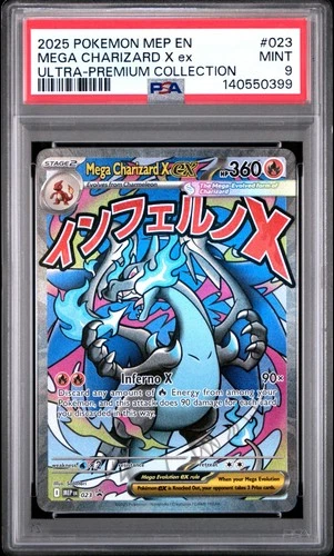 New Listing2025 POKEMON MEP EN-ME ULTRA-PREMIUM COLLECTION MEGA CHARIZARD X EX PSA 9